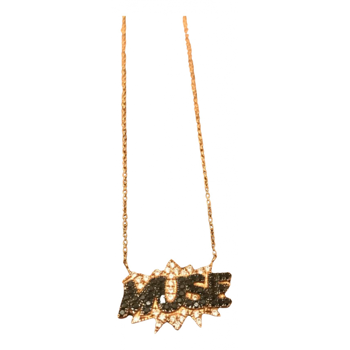 Pink gold necklace Diane Kordas Pink in 